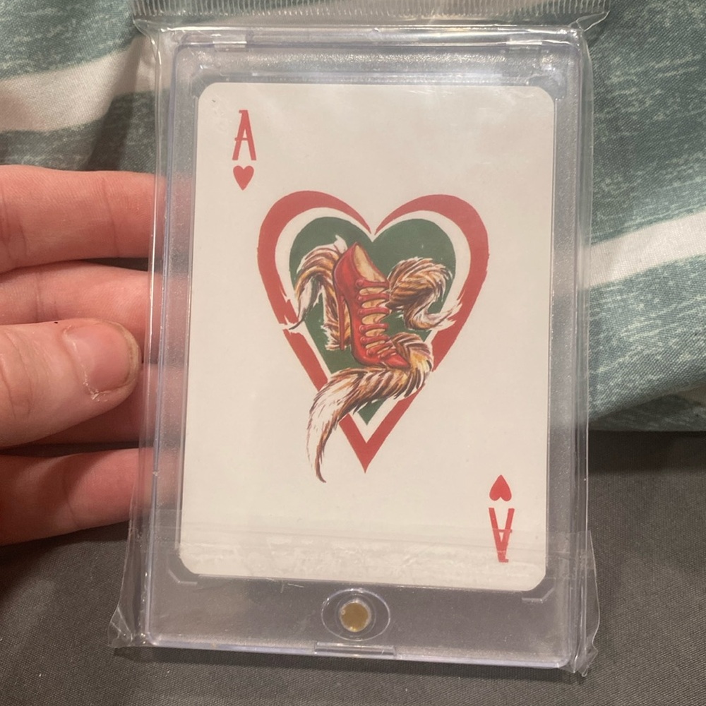 Christian Louboutin Playing Card in Hard Magnetic Case collectible